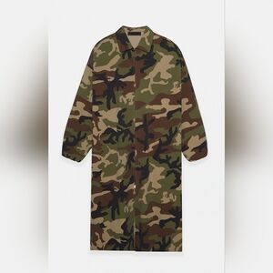 Fear of God Woodland Camo Trench